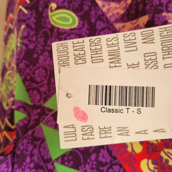 5 LuLaRoe Fall Autumn Theme Multicolor Patterned T Shirts Bundle S Perfect Class - Picture 3 of 15